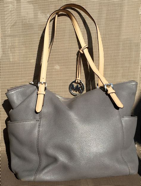 michael kors soft leather tote.